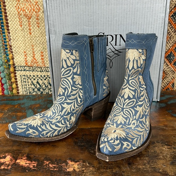 Old Gringo Bluebelle embroidered boots. New in box. - Picture 3 of 10